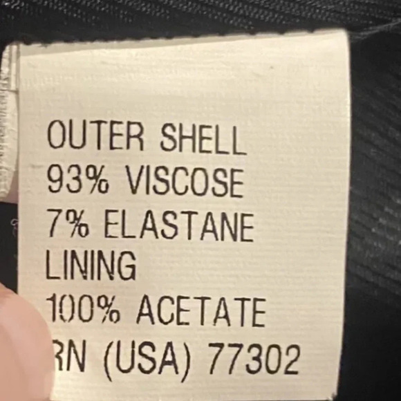 Zara Navy Blue White Polka Dot Lined Blazer Jacket Womens Size‎ XS - Picture 4 of 4